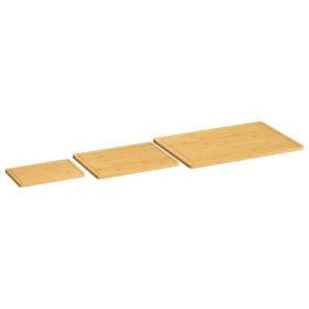 3 Piece Chopping Board Set Bamboo