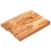 Chopping Board 15.7"x11.8"x1.6" Solid Wood Acacia