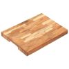 Chopping Board 15.7"x11.8"x1.6" Solid Wood Acacia