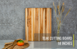 Teak Cutting Board BF02002_S 18 INCH, Pack of 5 Pieces