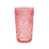 Paisley Acrylic Glasses Drinking Set of 4 Hi Ball (17oz), Plastic Drinking Glasses, BPA Free Cocktail Glasses, Drinkware Set, Drinking Water Glasses