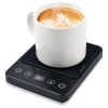 Desktop Electric Mug Warmer Auto Shut Off Timer Setting 6 Temperature Levels Cup Warmer for Milk Tea Cup Heating Plate