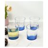 Oval Halo Acrylic Glasses Drinking Set of 4 DOF (12oz), Plastic Drinking Glasses, BPA Free Cocktail Glasses, Drinkware Set, Plastic Water Tumblers