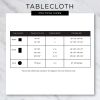 Outdoor Patio Table Decor Tablecloth with Zipper 60 Inch Round