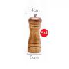 Wooden Grinder Pepper Mill Manual Pepper Ceramic Core Pepper Sea Salt Seasoning Bottle Base Set Kitchen Tools